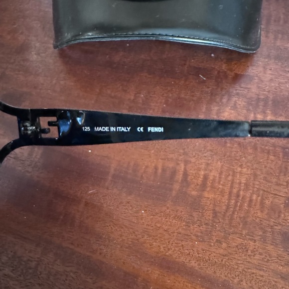 EUC Vintage Y2K Fendi sunglasses, black with case - Picture 2 of 5